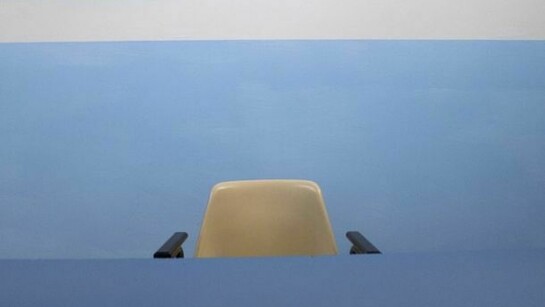 Alessandro Mencarelli, Attese #36, 2013, ink print on cotton paper, cm 45 x 60