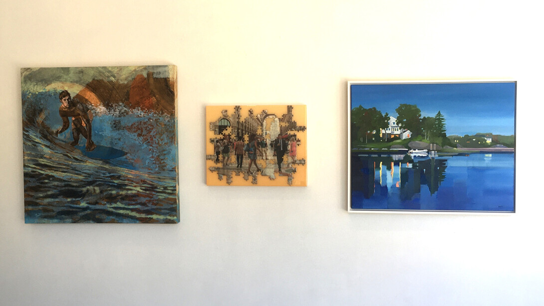 Various artists, People and places, exhibition view. Courtesy of Elisa Contemporary Art