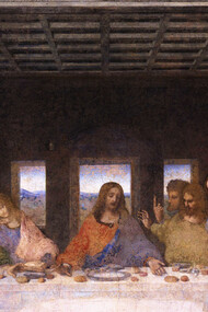 L'ultima cena di Leonardo Da Vinci è conservata nel refettorio o Cenacolo di Santa Maria delle Grazie a Milano