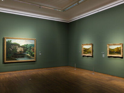 Gustave Courbet, Realist and rebel, exhibition view. Courtesy of Leopold Museum