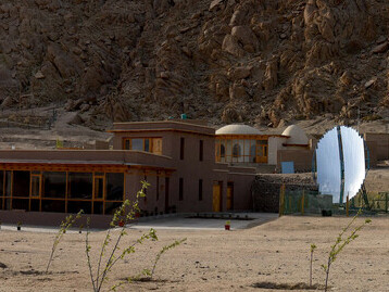 Passive and active solar at Himalayan Institute of Alternative Learning, Ladakh - towards energy self-reliance @ Ashish Kothari