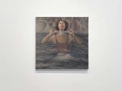 Hayv Kahraman, What cannot be said will be wept, exhibition view. Courtesy of Pilar Corrias