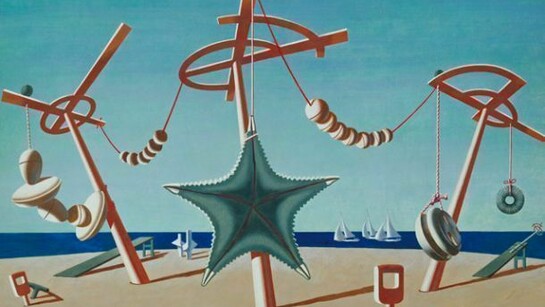 Edward Wadsworth, 1889-1949, The Beached Margin 1937, Tempera on canvas on wood, 71.1 x 101.6 cm, Tate © The estate of Edward Wadsworth
