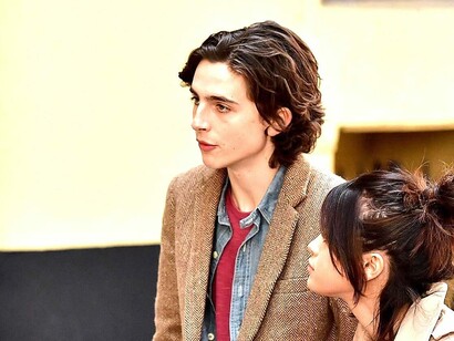 Timothée Chalamet y Selena Gomez 