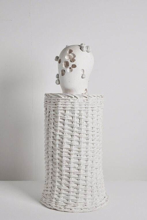 Keeper of Heads by Des Hughes. Courtesy of Martin Asbæk gallery