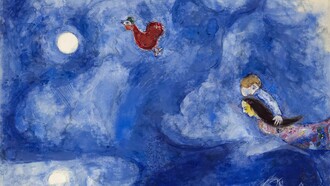 Marc Chagall, Aleko and Zemphira by Moonlight, 1942