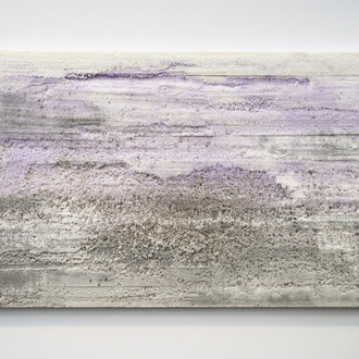 Fernando Mastrangelo, My World Is Wishing Me Asleep, 2015, Salt, 48 x 84 inches (121.9 x 213.4 cm). Courtesy Mike Weiss Gallery, New York