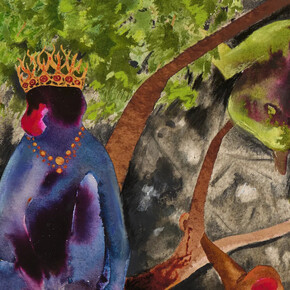 Shiva Ahmadi, Kindled crown (detail), 2026. Courtesy of Haines Gallery