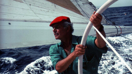 Raul Gardini in barca a vela