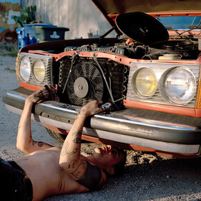 Justine Kurland, 280 Coup, 2012, Inkjet print, 18 1/2 by 24 in. 47 by 61 cm, Edition 6. Courtesy of the artist and Mitchell-Innes & Nash, NY.