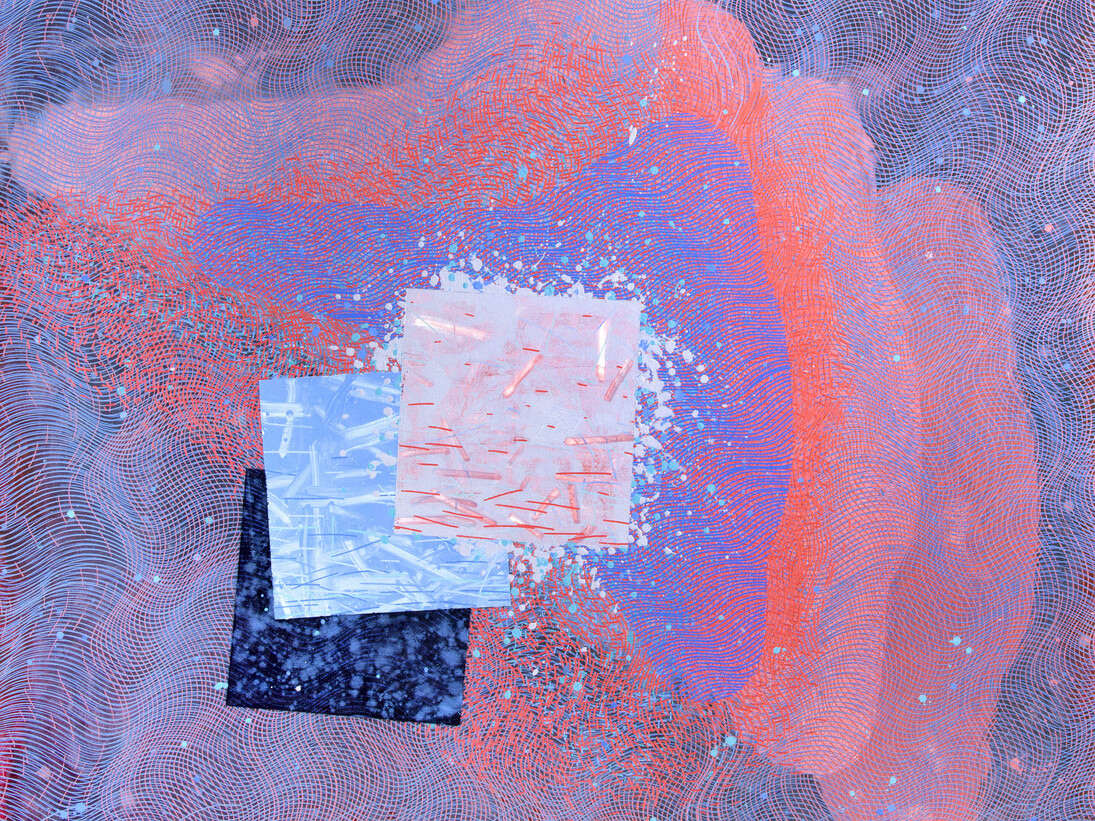 John Loker, Space is a Dangerous Country - Re-entry, 2014, Oil on Canvas (c) John Loker, Courtesy of Flowers Gallery London and New York  