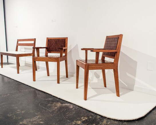 Annie Evelyn, Exhibition view. Courtesy of Houston Center for Contemporary Craft 