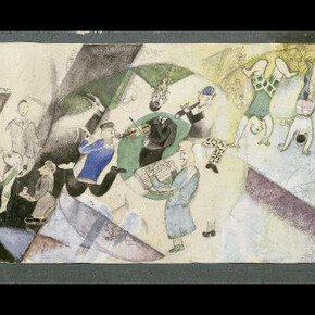 Marc Chagall, Etude pour L'Introduction au théâtre de chambre juif ([1920]). Courtesy of Centre Pompidou