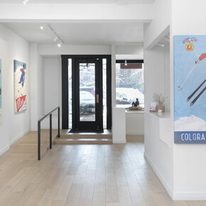 Robert Thomas, Ski country, exhibition view. Courtesy of Casterline Goodman Gallery