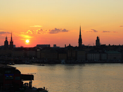 Estocolmo, entardecer. Fotografia Vânia Romão