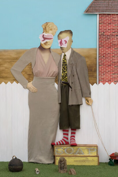 Llyn Foulkes, Ding and Dang (detail), 2022. Courtesy of The Pit Gallery