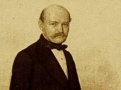 Retrato de boda de Ignaz Semmelweis (1857)
