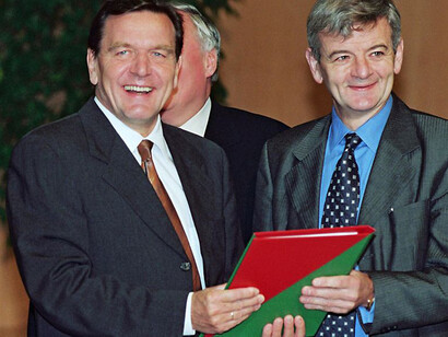 Gerhard Schröder und Joschka Fischer