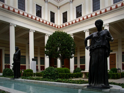 The Getty Villa collection has 44,000 Greek, Roman, and Etruscan antiquities dating from 6,500 BC to 400 AD