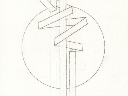 Moon #2 - charcoal on paper