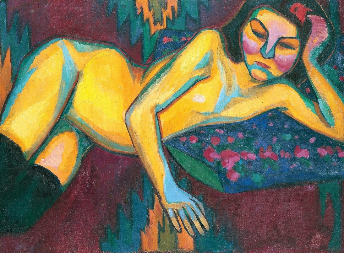 Sonia Delaunay, Nu Jaune, 1908 Musée des Beaux-arts de Nantes, © Pracusa 2013057