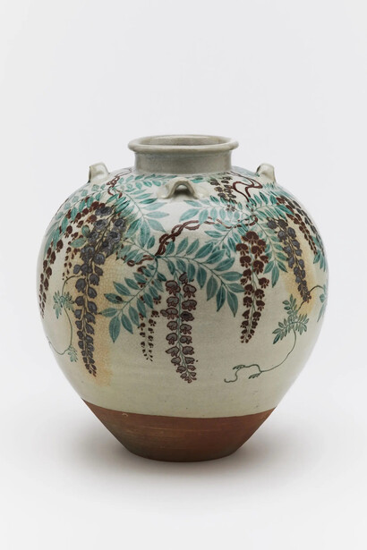 National treasure of Japan the red and white plum blossoms. Courtesy of Moa Museum of Art