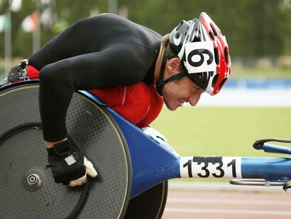 Atleta en las Paralimpiadas de Río 2016