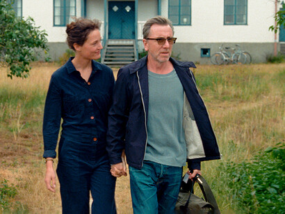 Bergman island, starring Tim Roth, Vicky Krieps, Mia Wasikowska, and Anders Danielsen Lie