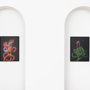 Eckart Hahn, Spirits We’ve Called, installation view, photo by Clemens Kois. Courtesy the artist and Pablo's Birthday, NYC