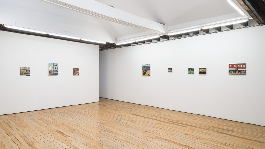 Nasir Young, Nowhere/Everywhere, exhibition view. Courtesy of Uffner & Liu Gallery