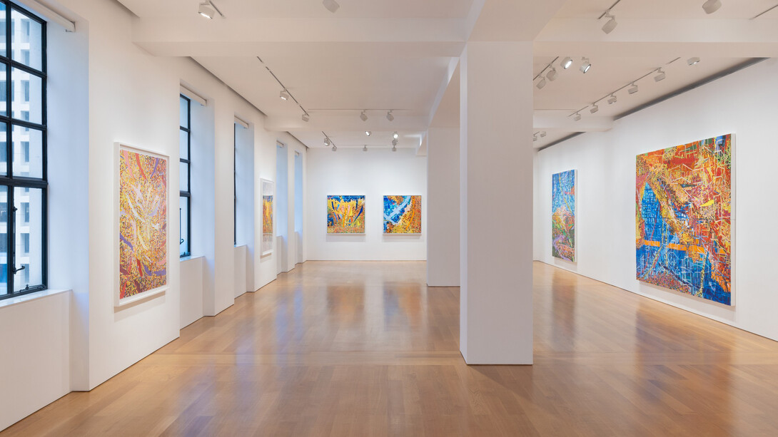 Rick Lowe, Harbour fragments, exhibition view. Courtesy of Gagosian