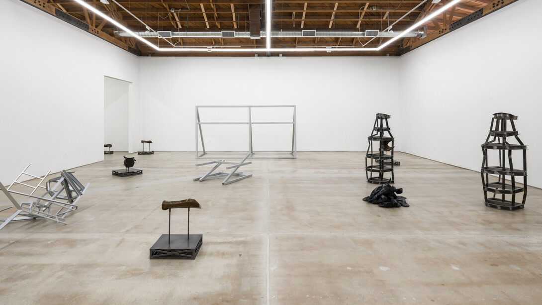 Aria Dean, Facts Worth Knowing, exhibition view. Courtesy of the artist and Château Shatto, Los Angeles