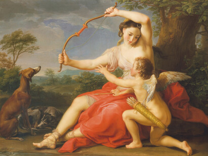 Pompeo Batoni, Diana y Cupido