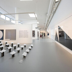 Gérard Rancinan and Caroline Gaudriault, A spirit of time, exhibition view. Courtesy of Danubiana
