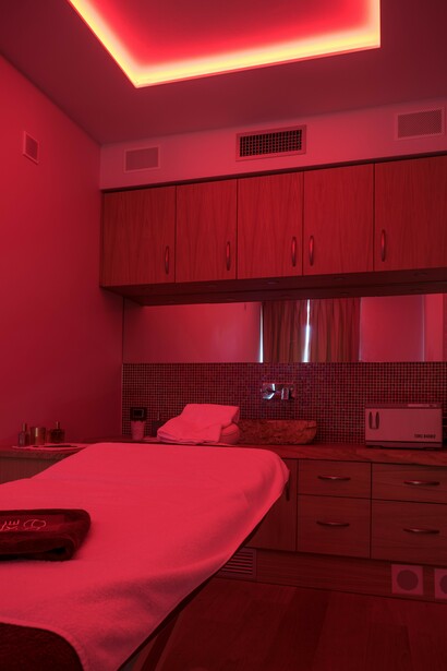 L'area massaggi, foto Enrico Galvani