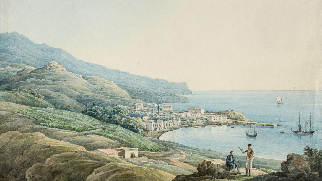 N.G. Chernetsov, Yalta (detail), 1835. Courtesy of New Tretyakov Gallery 
