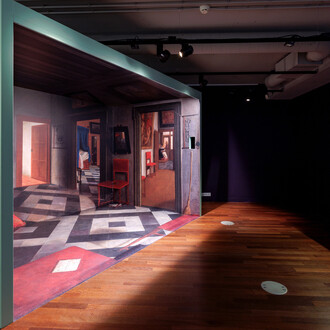 Samuel van Hoogstraten, The illusionist. Samuel van Hoogstraten, exhibition view. Courtesy of The Rembrandt House Museum