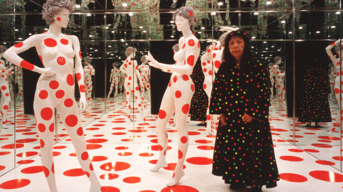 Yayoi Kusama. Courtesy of Mattress Factory