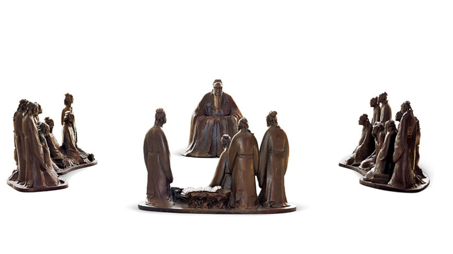 Confucius Gave Lectures, Li Yifu, Liu Song, Ren Yanming. 400cm×500cm×170cm. 