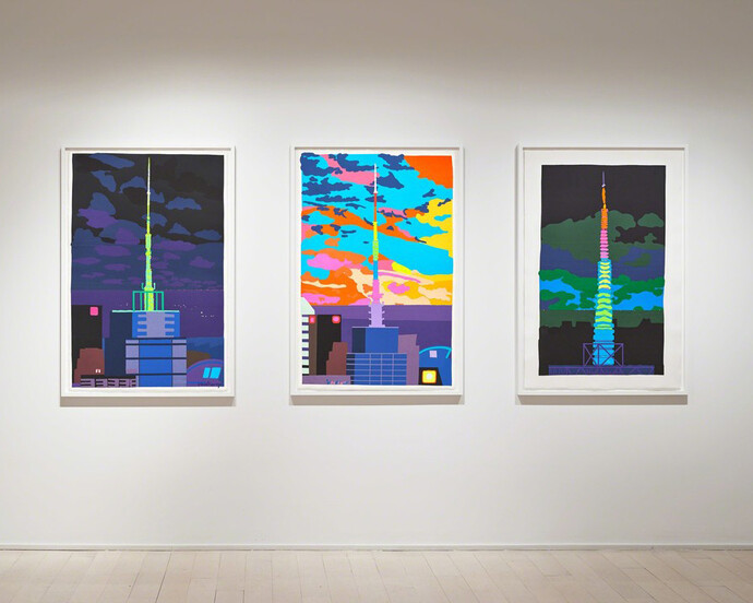 Daniel Heidkamp, Exhibition view. Courtesy of Pace Prints