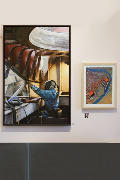 Linz blick. Die stadt im fokus, ausstellungsansicht. Mit freundlicher genehmigung des Nordico Stadtmuseum