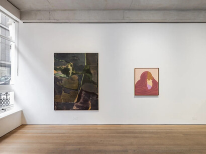 Biraaj Dodiya and Gieve Patel, Due to an obscure reason, exhibition view. Courtesy of Vadehra Art Gallery