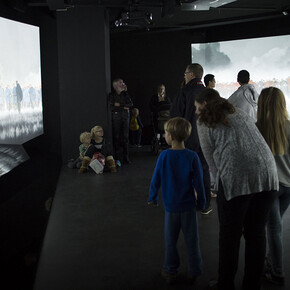 Menschen und moorfunde, ausstellungsansicht. Mit freundlicher genehmigung des Moesgaard Museum