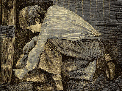 Jack se escapa de su casa y de lo negro de su vida embarcándose como grumete y aprendiendo a vivir usando su inteligencia. 
 Thomas Mayne Reid, 1818-1883; " El chico del alquitrán; o Un viaje en la oscuridad", 1860. Editorial: Boston, Ticknor and Fields
