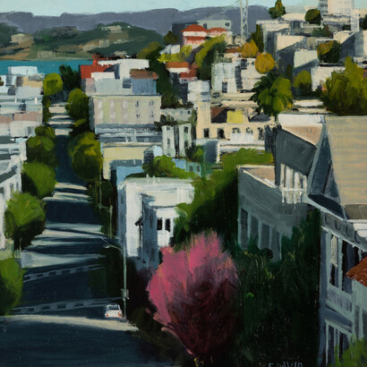 Eileen David, Looking towards treasure island, 2026. Courtesy of Paul Thiebaud Gallery