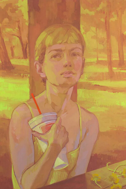 Rachel Gregor, Big gulp, 2024 Courtesy of Hashimoto Contemporary Gallery