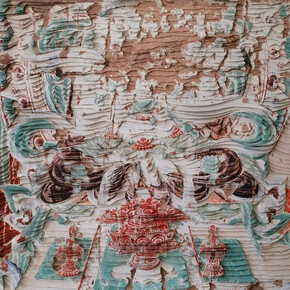 Zhang Xiaodong, Dunhuang music and dance (detail), 2022. Courtesy of Upsilon Gallery