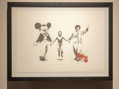 Banksy, Napal. Courtesy of Art of Banksy Gallery