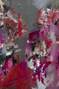 Al atardecer «At Dust», mix media on canvas, 120 x 150 cm 