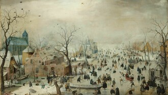 «Paisaje invernal» (1608), H. Avercamp